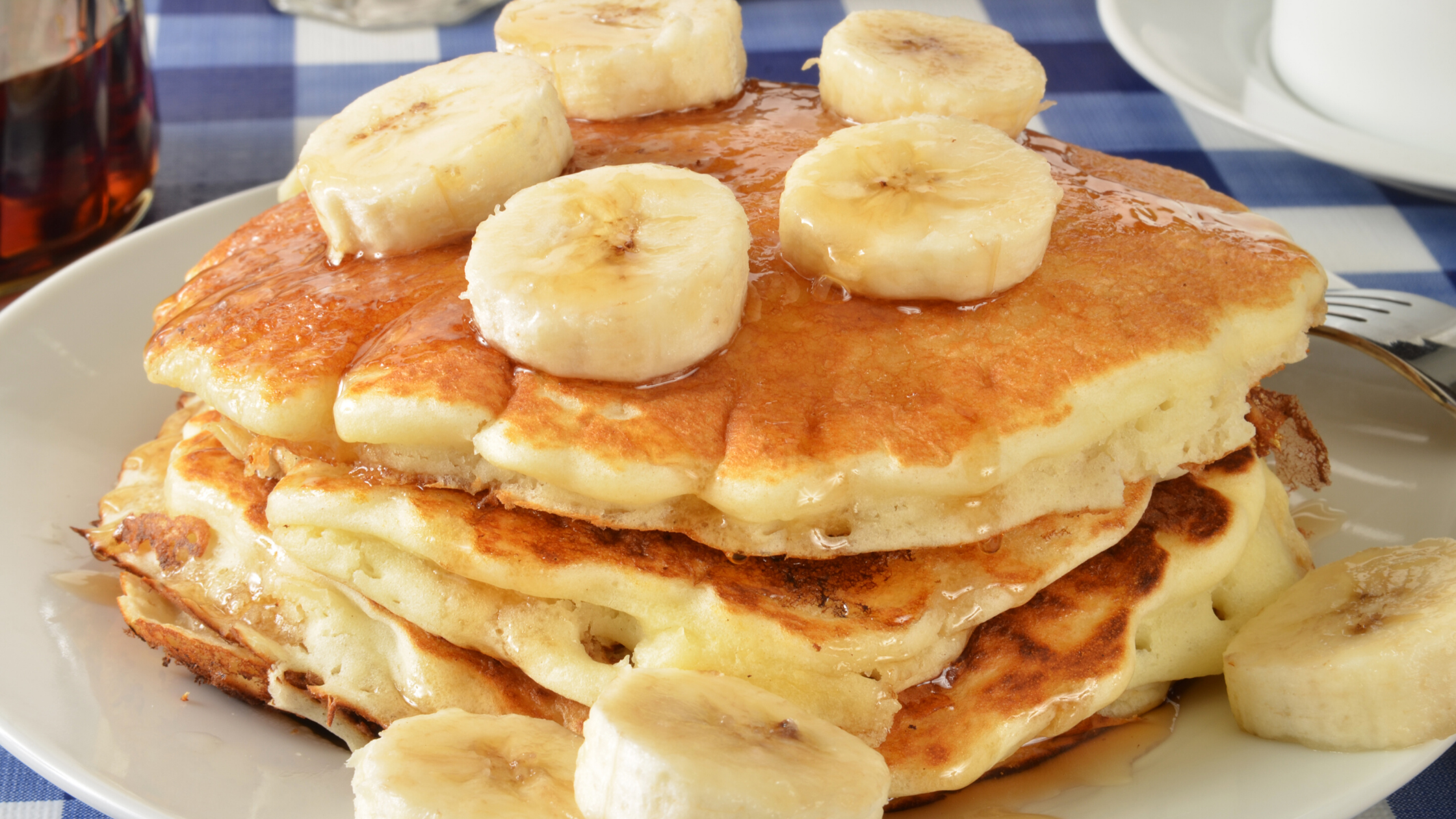Grain-free banana protein pancakes